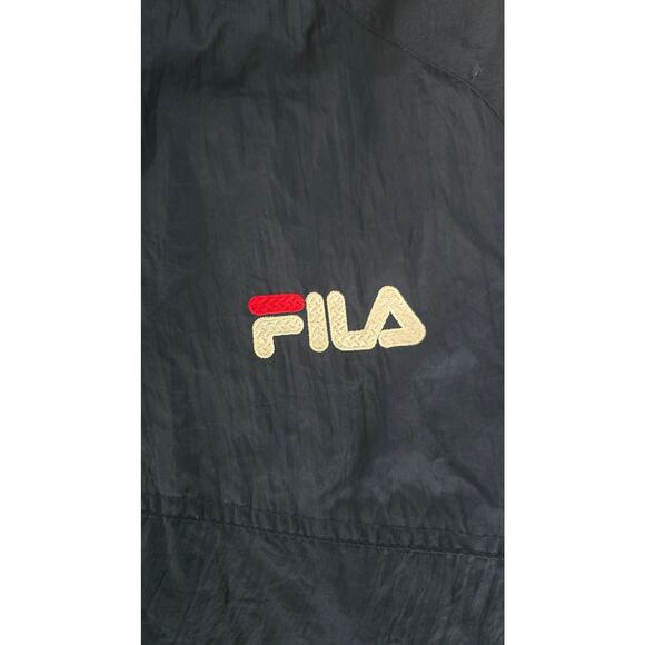 Vintage Fila Navy Full-Zip Windbreaker Jacket – Men’s Size XXL - Picture 3 of 5